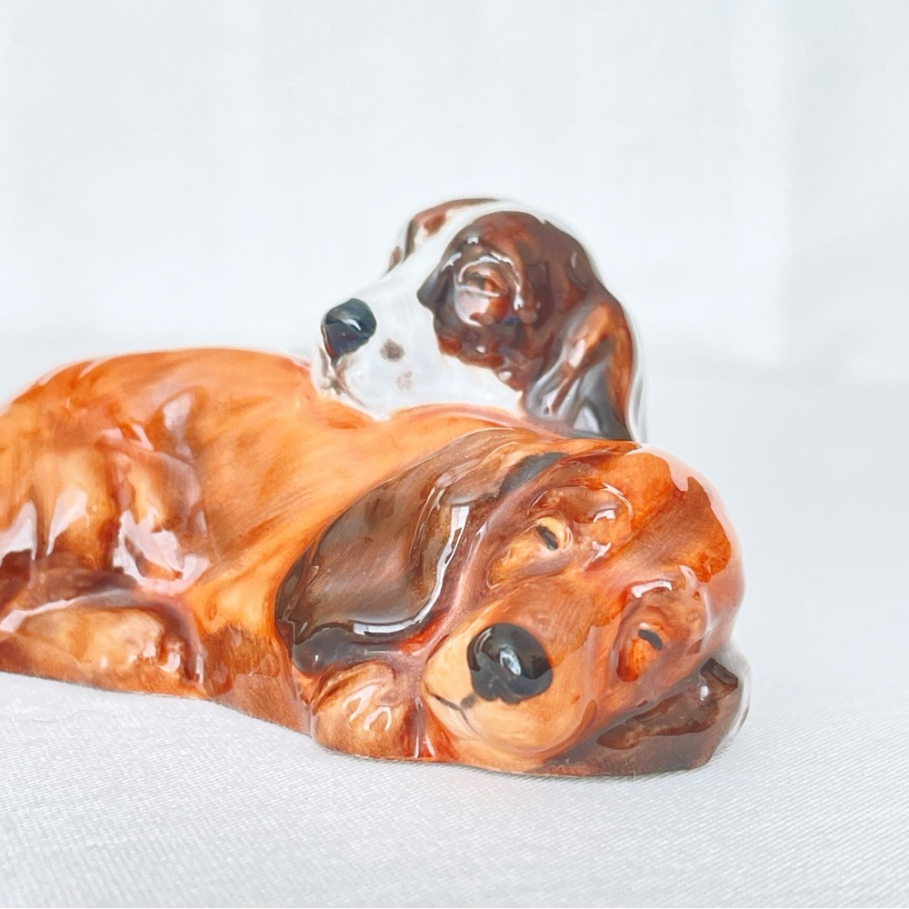 Royal Doulton Cocker Spaniel Dogs Sleeping - Picture 7 of 13